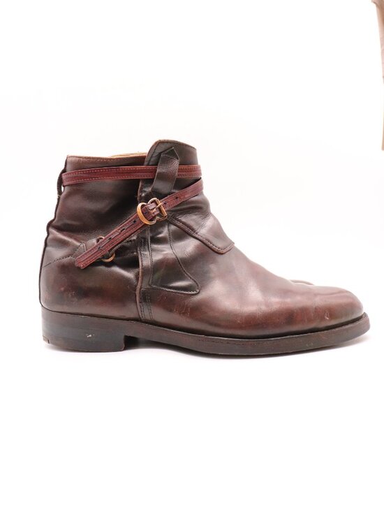 Vintage FRYE Belted Boots Men’s Size US 10 Brown Leather Buckle main image 10